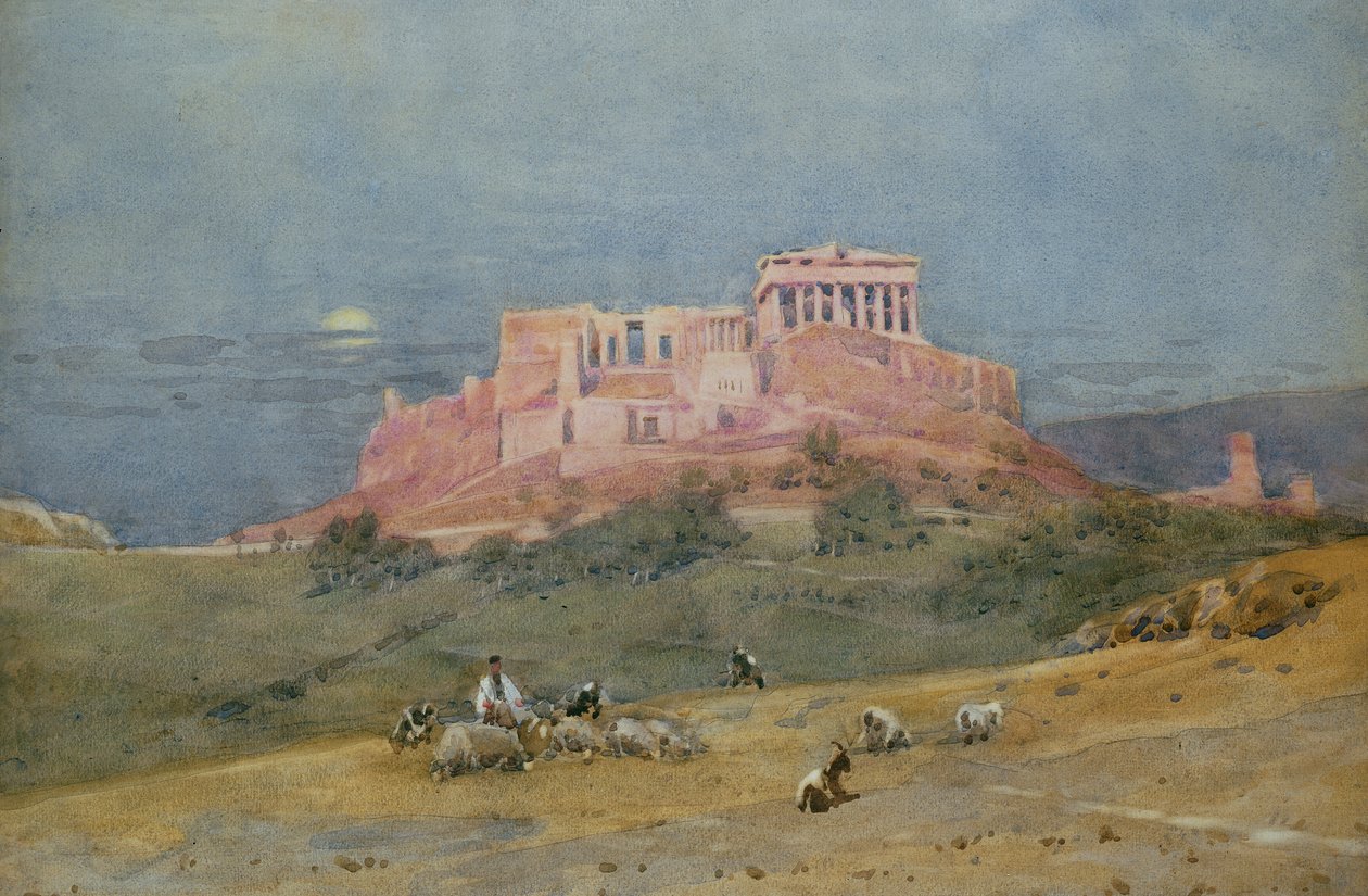 Akropol, ok.1885 autorstwa Robert Weir Allan
