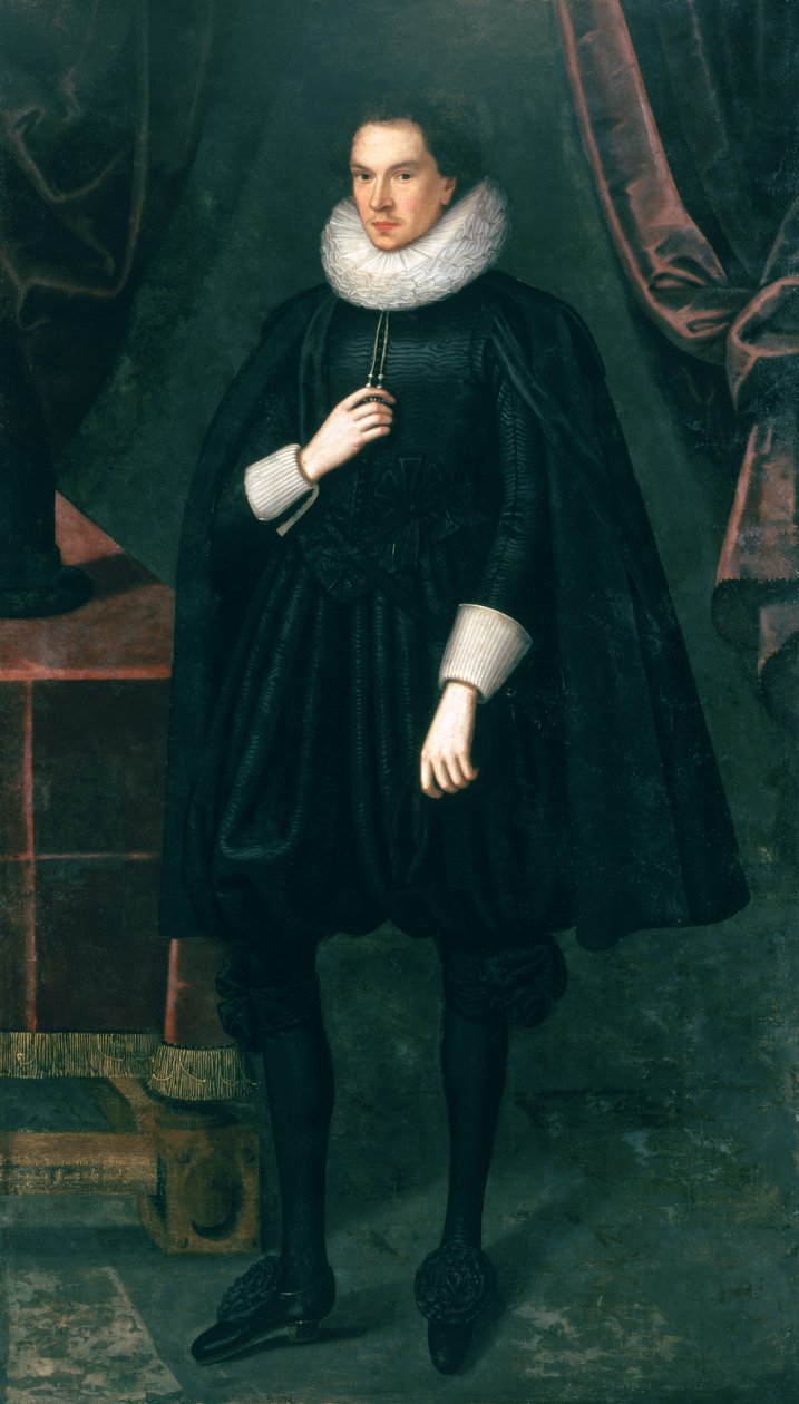 Sir Thomas Wentworth (1593-1641), c.1612-18 autorstwa Robert the Elder studio of Peake