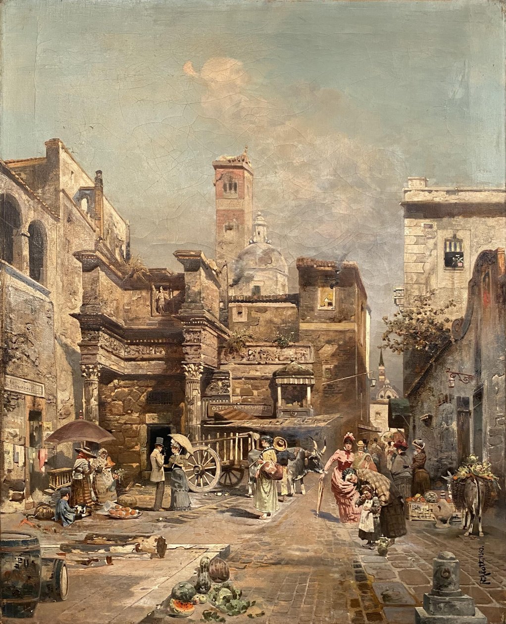 Rzymska scena uliczna autorstwa Robert Alott
