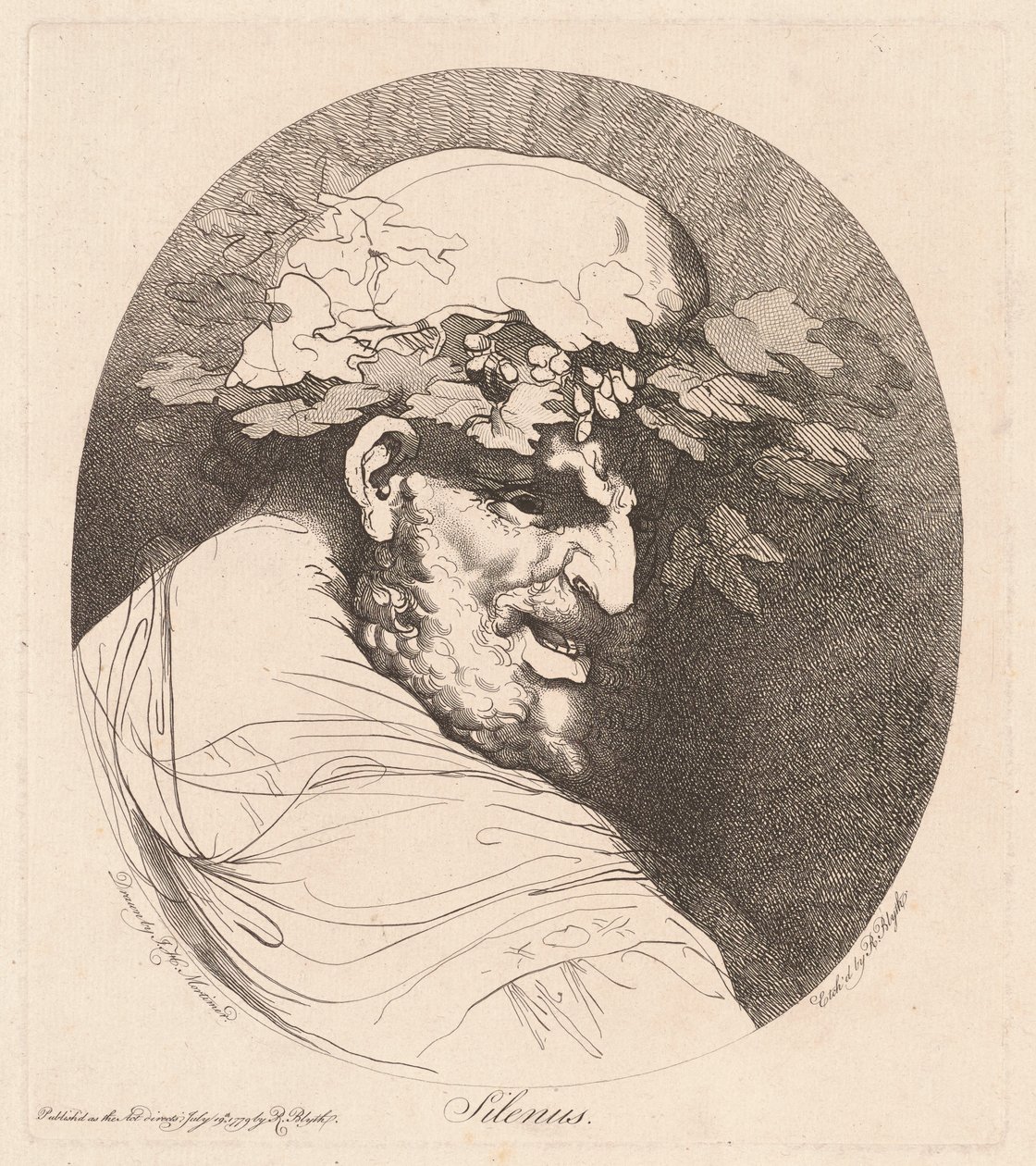 Silenus autorstwa Robert Blyth, after John Hamilton Mortimer