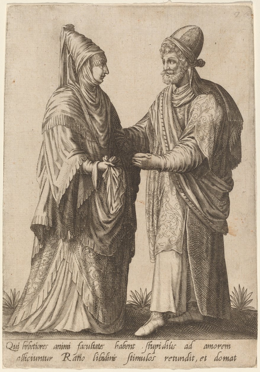 Ci, którzy otępiają władze umysłu..., 1597. autorstwa Robert Boissard