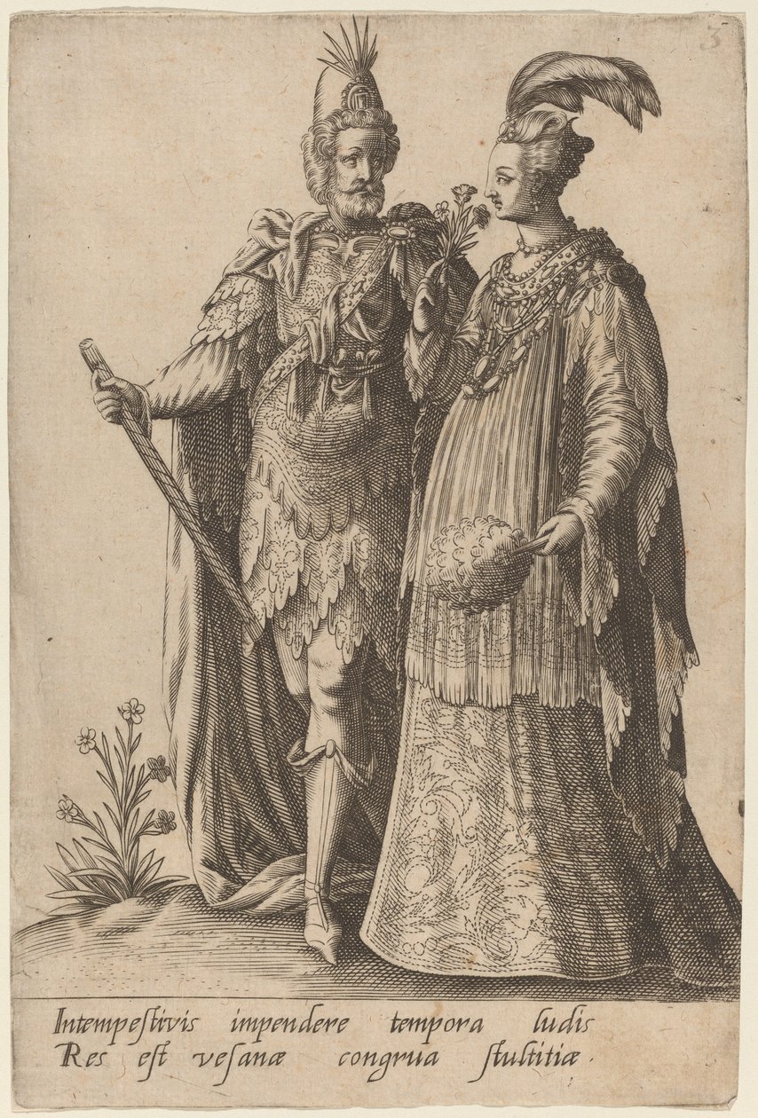 Nieterminowe wydatki... autorstwa Robert Boissard after Jean Jacques Boissard