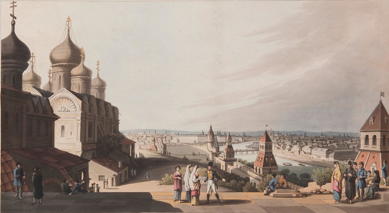 Moskwa, 1816 r. autorstwa Robert Bowyer