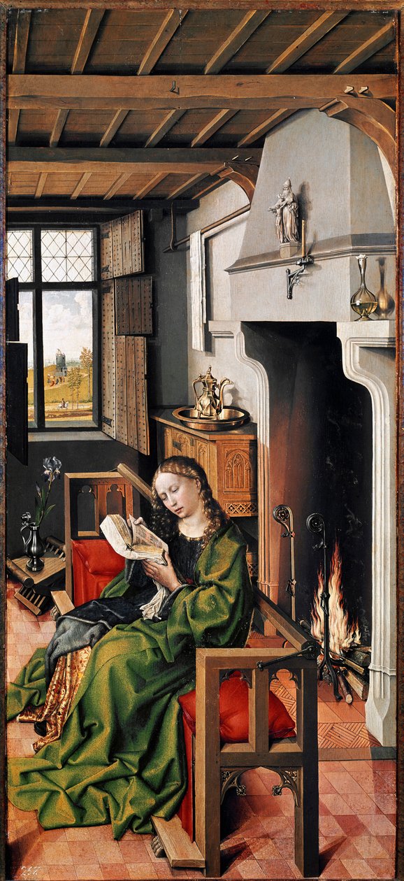 Holy Beard (olej na drewnie autorstwa Robert Campin