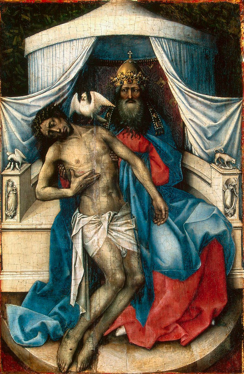 Trójca Święta”, 1430s. autorstwa Robert Campin