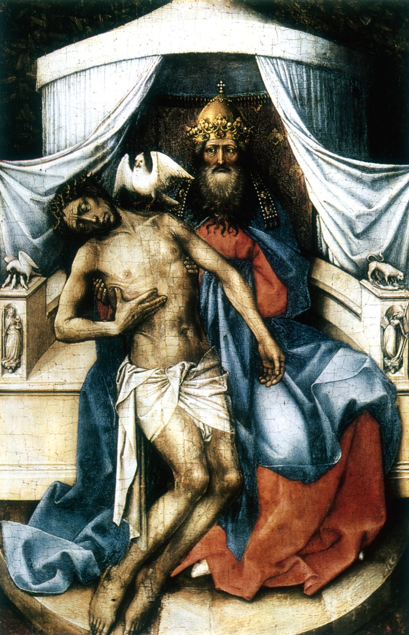 Trójca, XIV wiek autorstwa Robert Campin