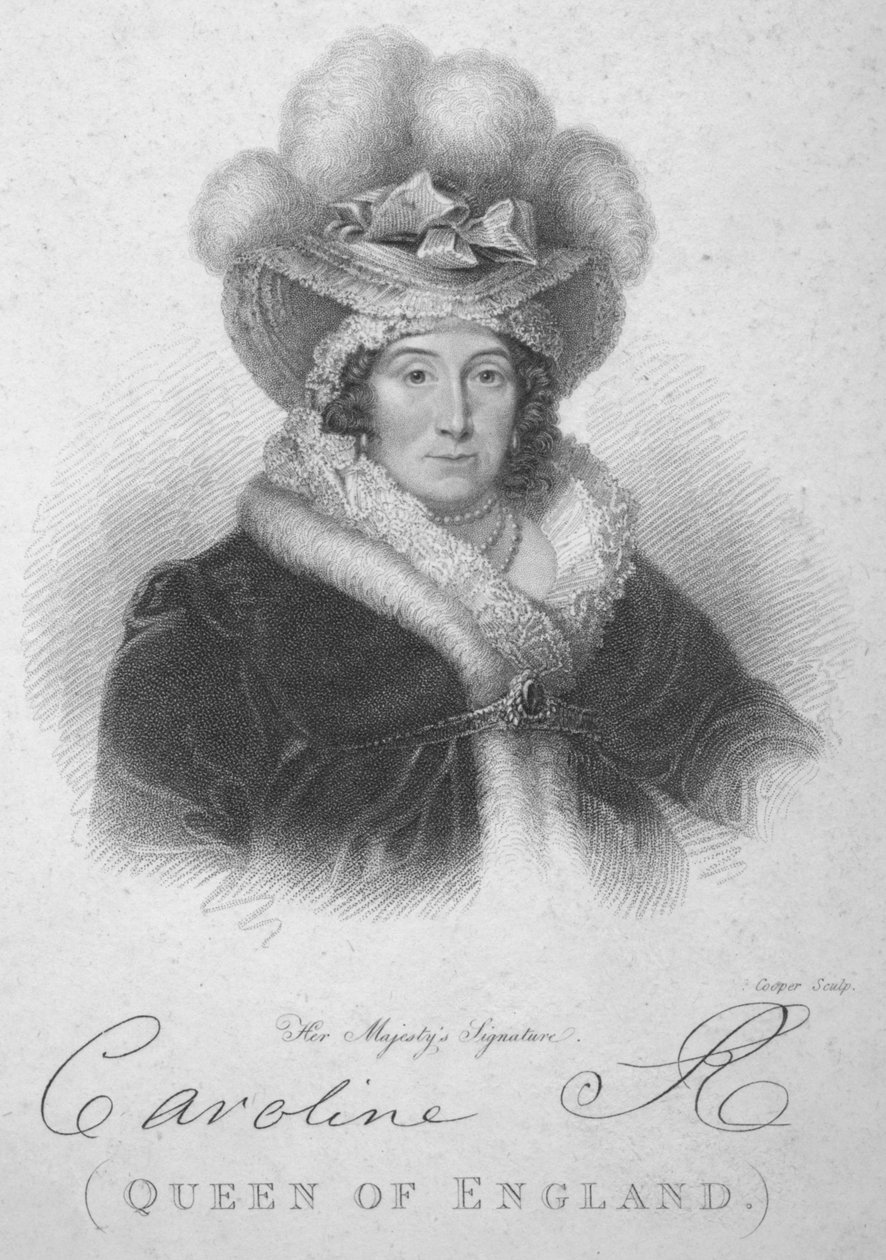 Karolina Królowa Anglii, 1820. autorstwa Robert Cooper