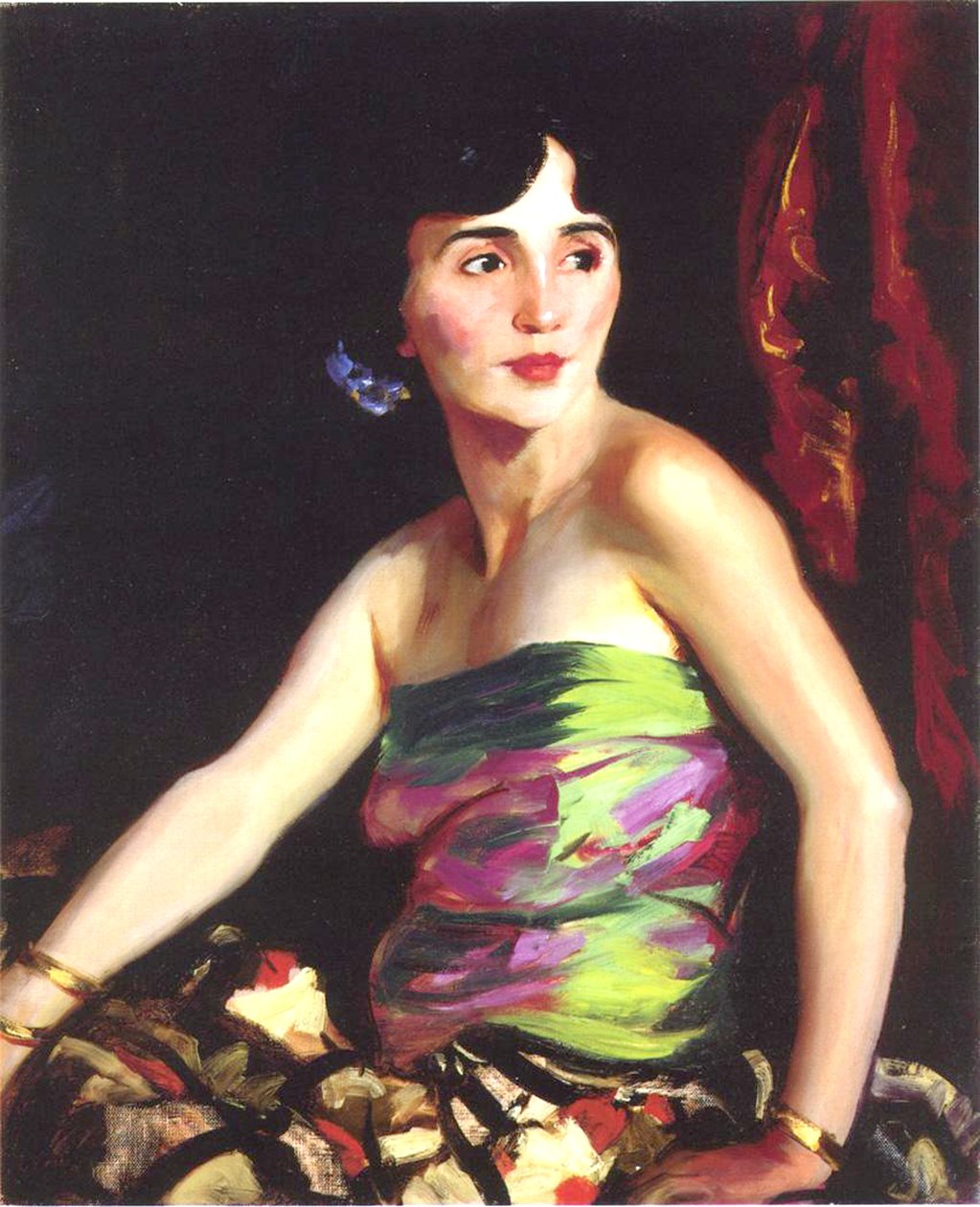 Hiszpańska tancerka Isolina Maldonado, 1921 autorstwa Robert Cozad Henri