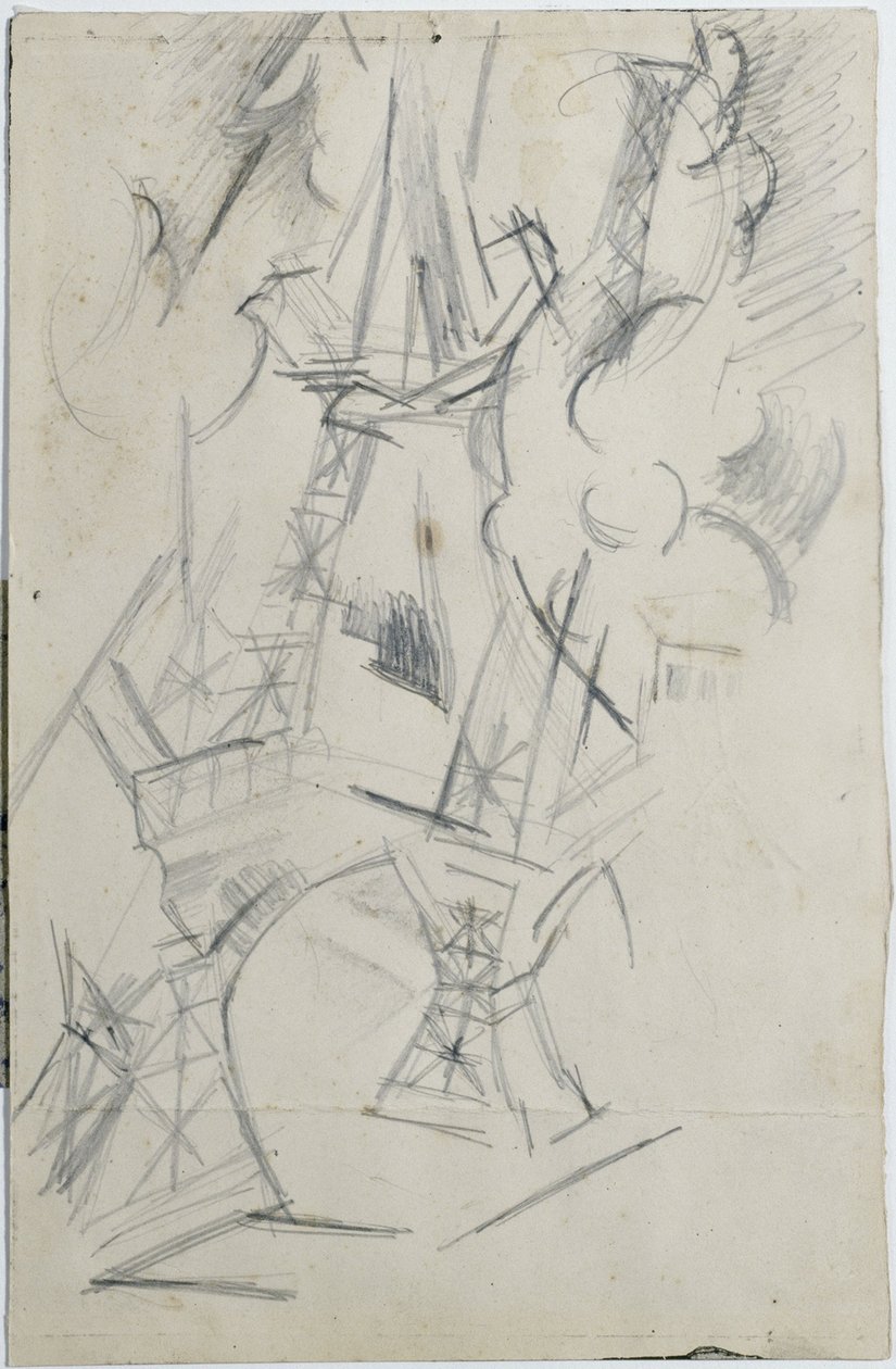 Wieża Eiffla autorstwa Robert Delaunay