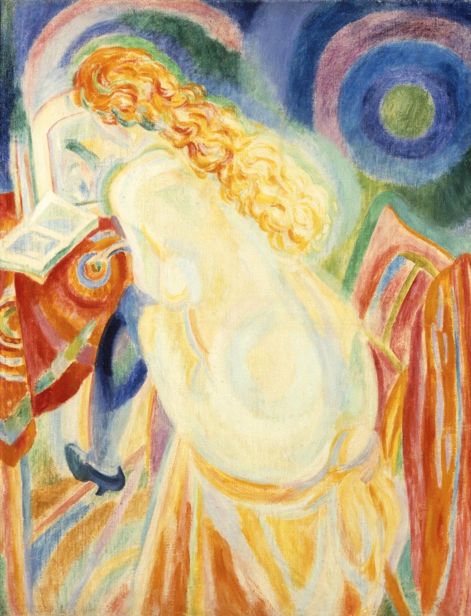 Czytanie nago kobiety autorstwa Robert Delaunay