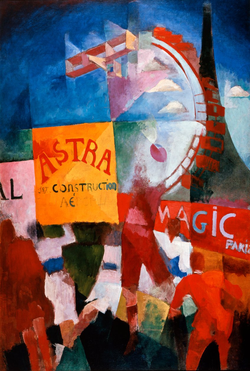 LEquipe de Cardiff, Zespół z Cardiff, 1913. autorstwa Robert Delaunay