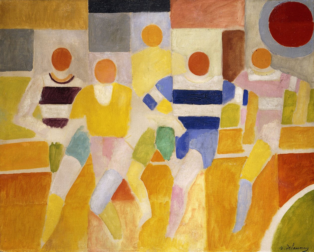 Biegacze autorstwa Robert Delaunay