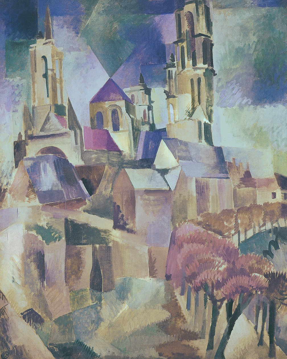 Wieże Laon autorstwa Robert Delaunay