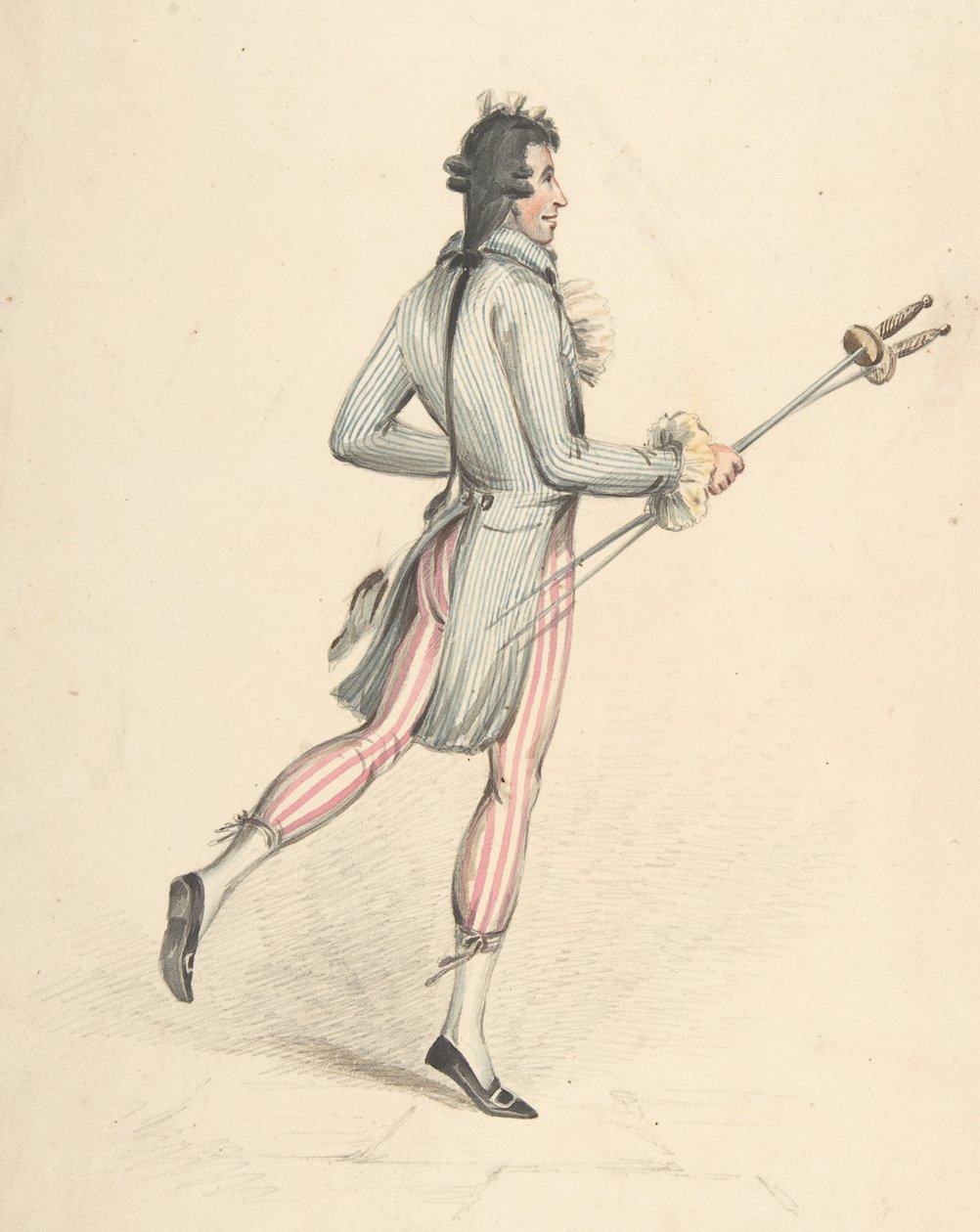 Kostiumy, XVIII-XIX wiek. autorstwa Robert Dighton
