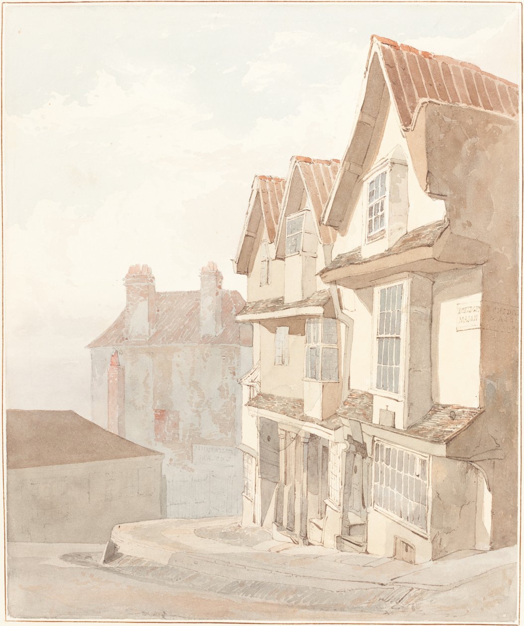 Widok na Church Lane, Bristol autorstwa Robert Dixon
