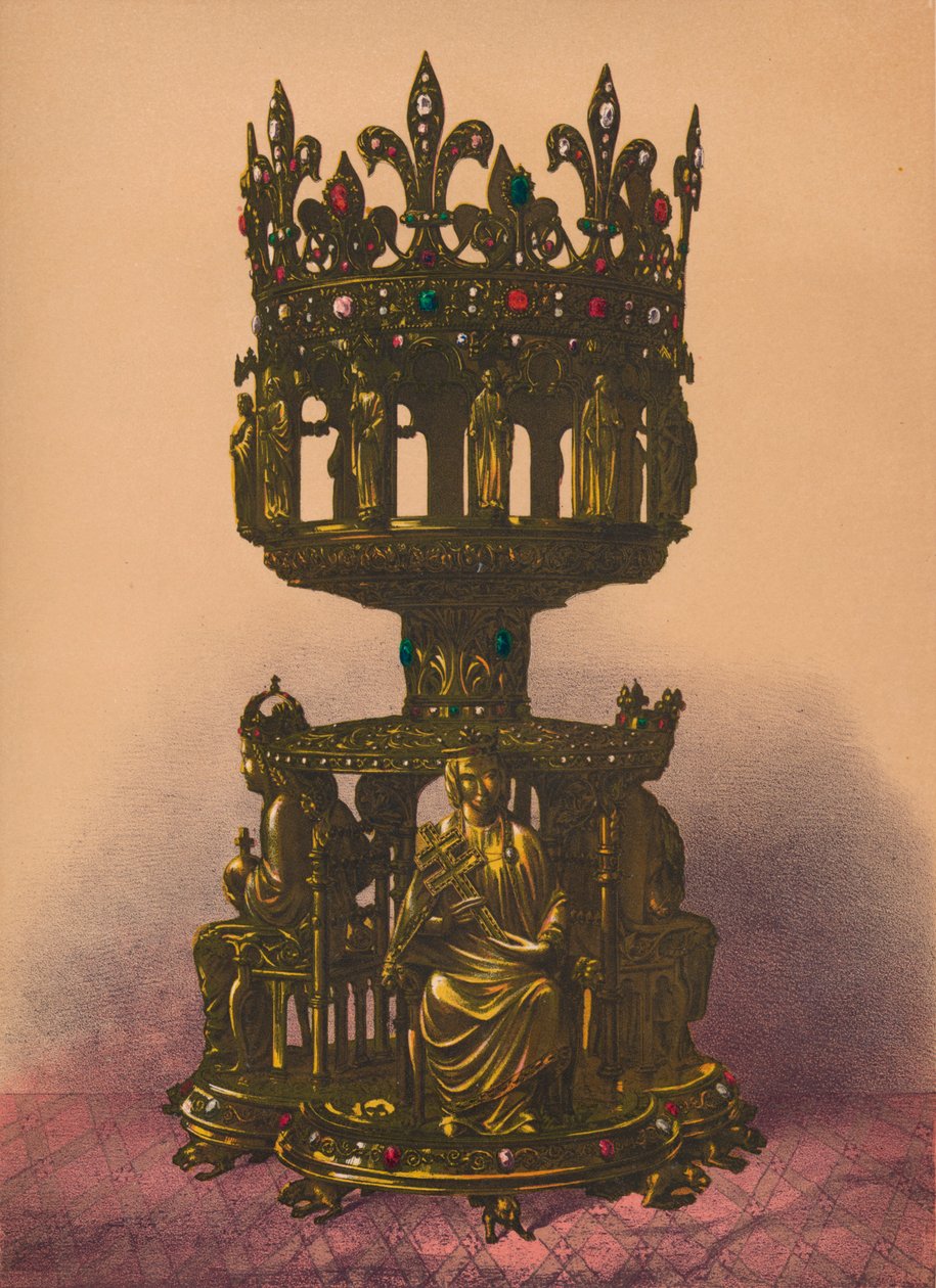Kapliczka srebrna pozłacana, 1893 r. autorstwa Robert Dudley