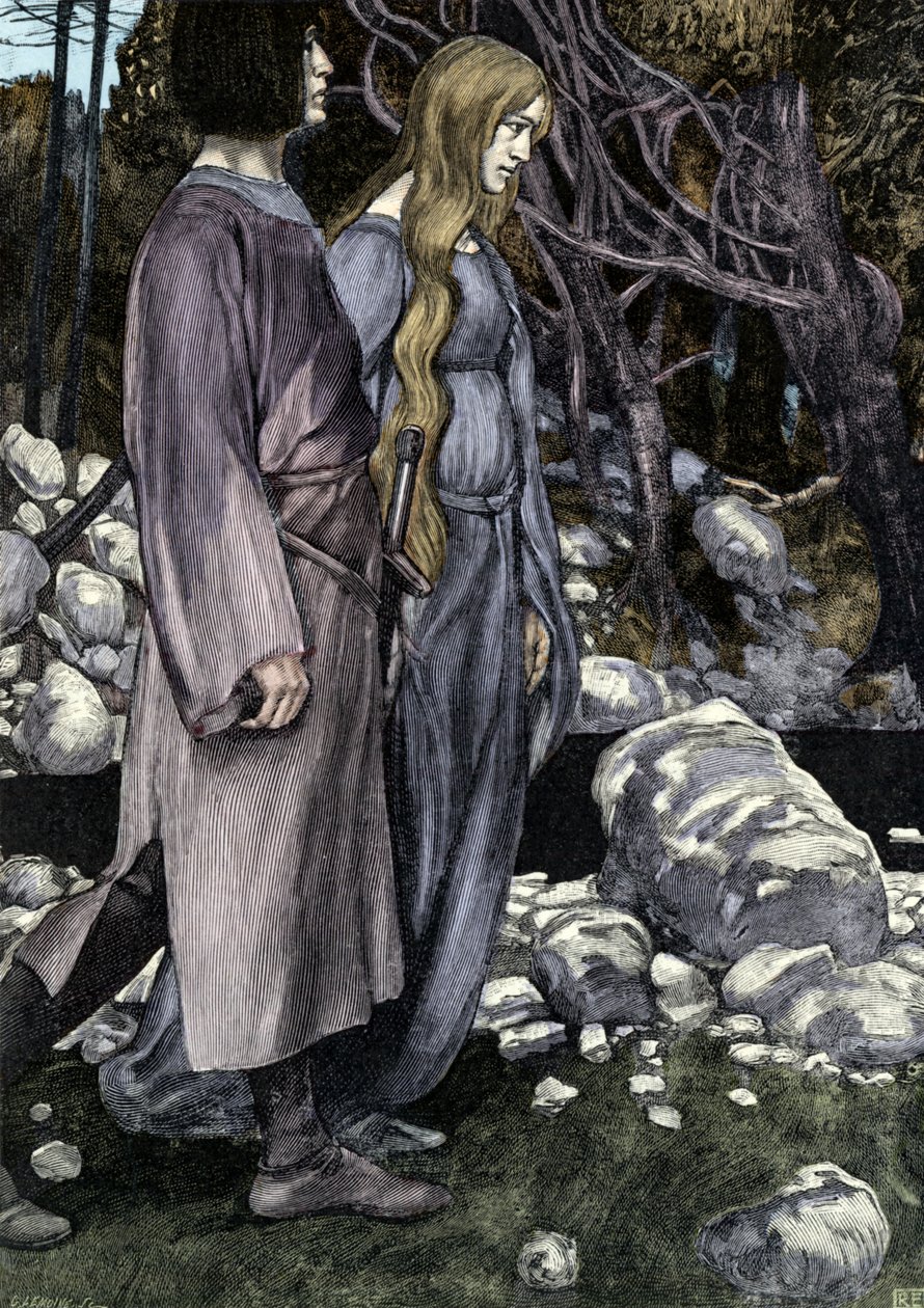 Tristan i Izolda autorstwa Robert Engels