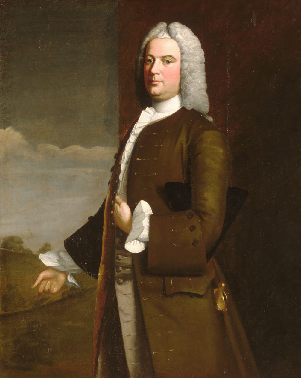 Lin Franciszek, 1746. autorstwa Robert Feke