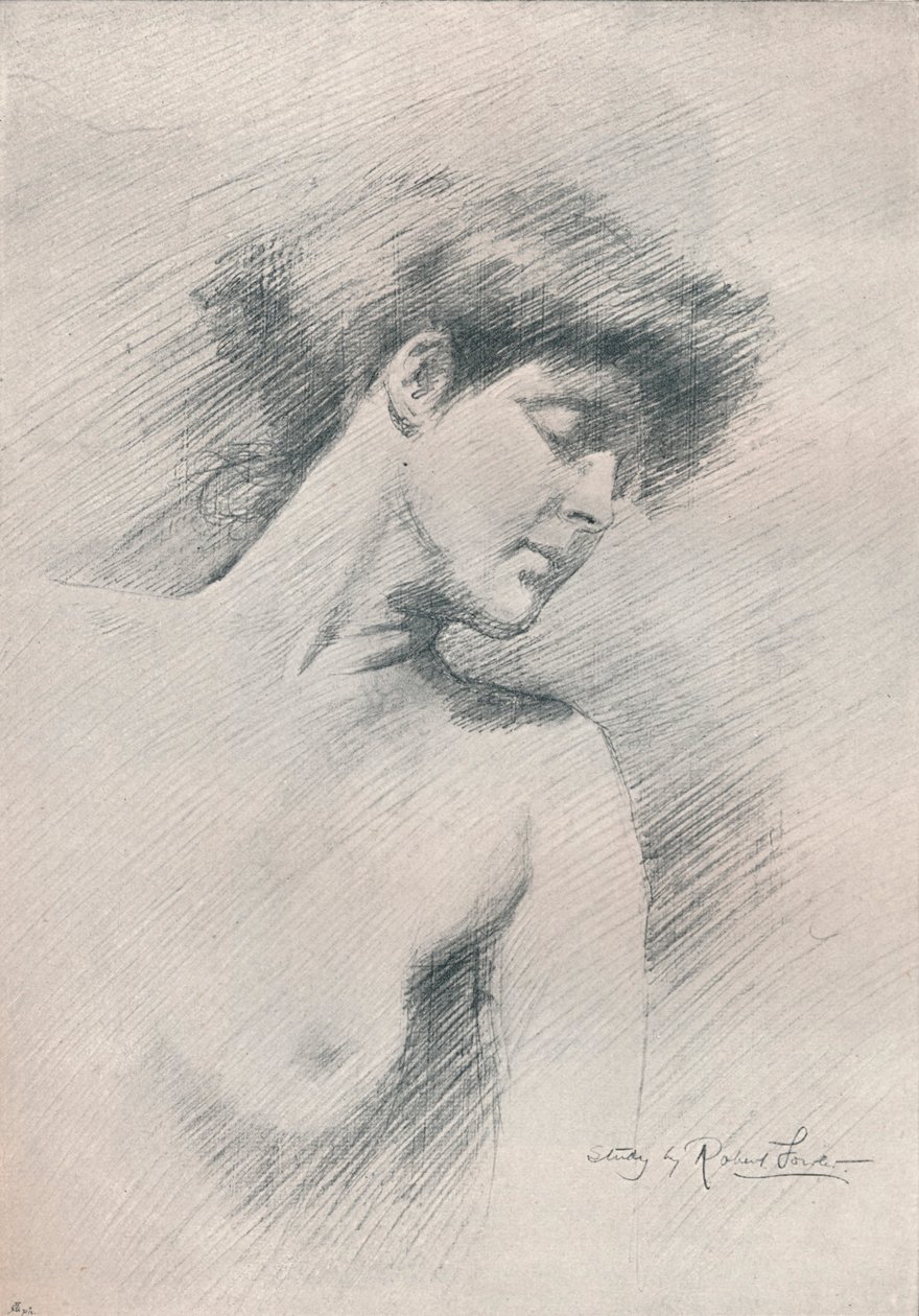 Studium kobiece, c1895, 1897 autorstwa Robert Fowler