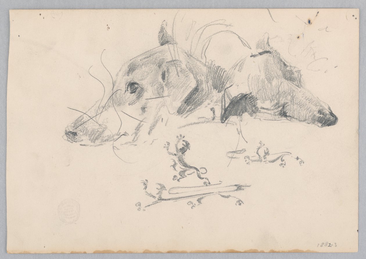 Pies i lew autorstwa Robert Frederick Blum