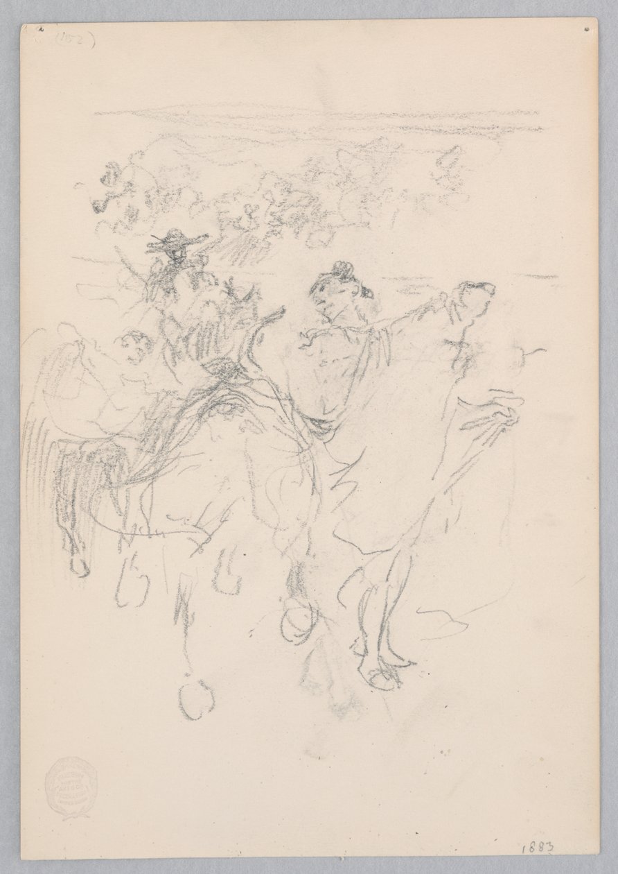 Mężczyźni na koniach autorstwa Robert Frederick Blum