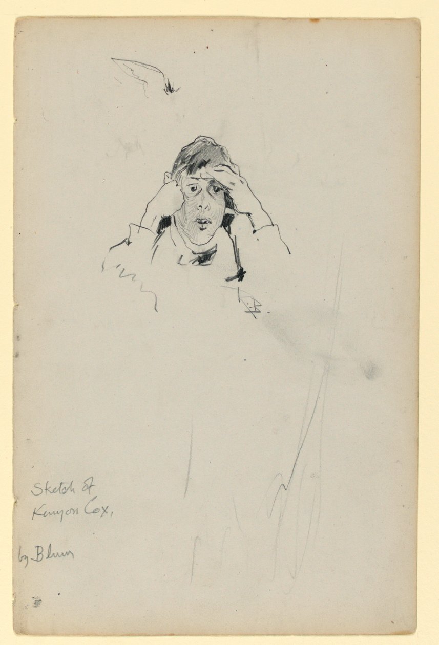 Szkic Kenyona Coxa autorstwa Robert Frederick Blum
