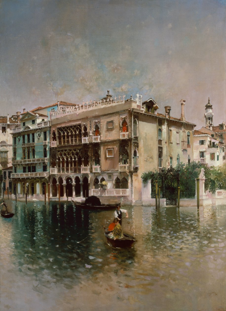 Canal Grande, Wenecja autorstwa Robert Frederick Blum
