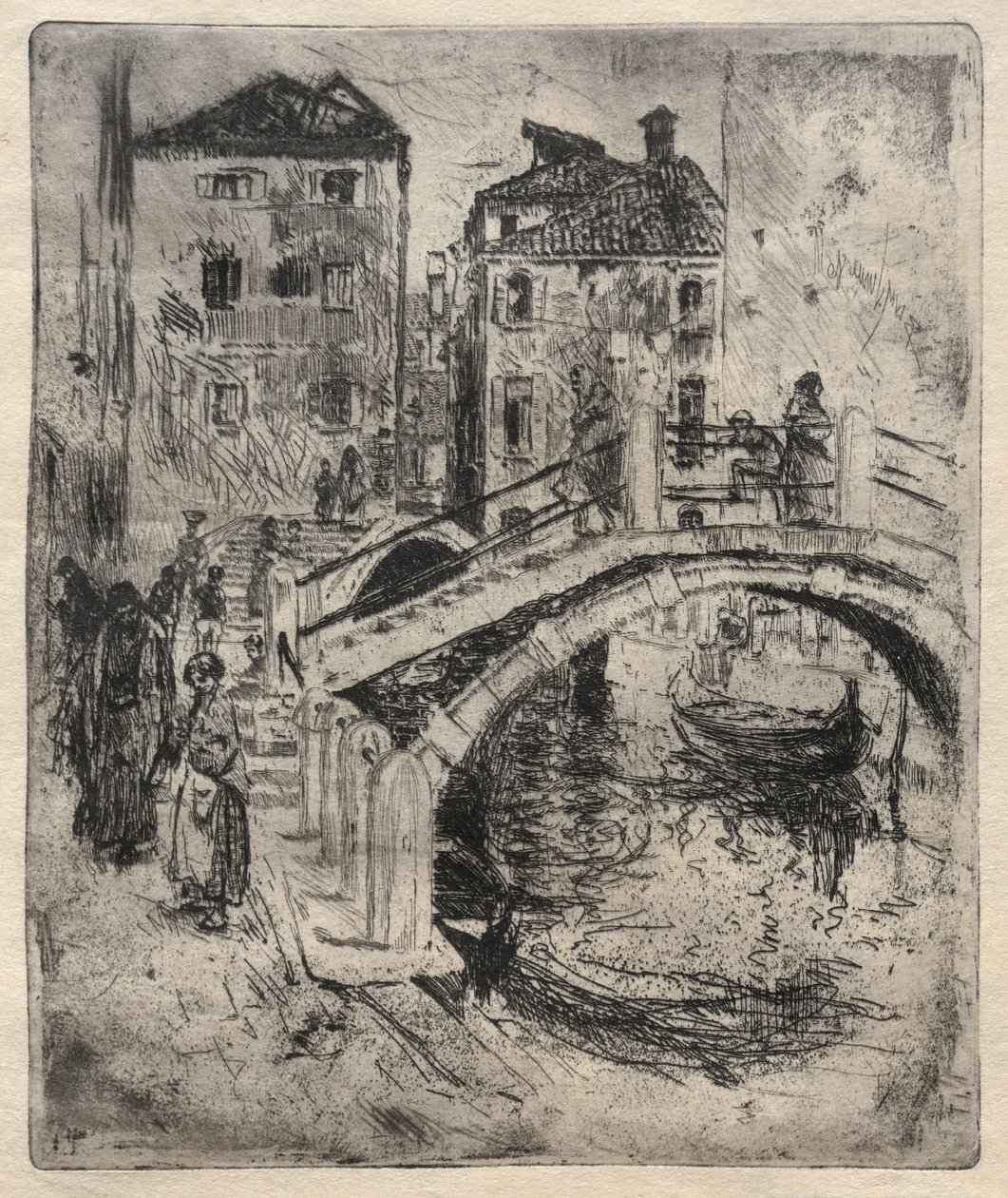 Kanał Wenecki i mosty, 1886. autorstwa Robert Frederick Blum