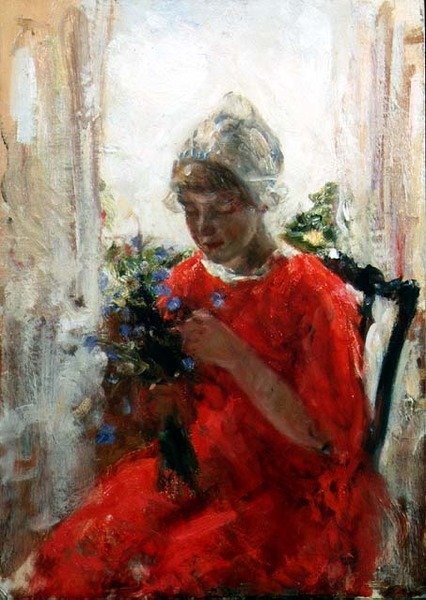 Czerwona Sukienka autorstwa Robert Gemmell Hutchison