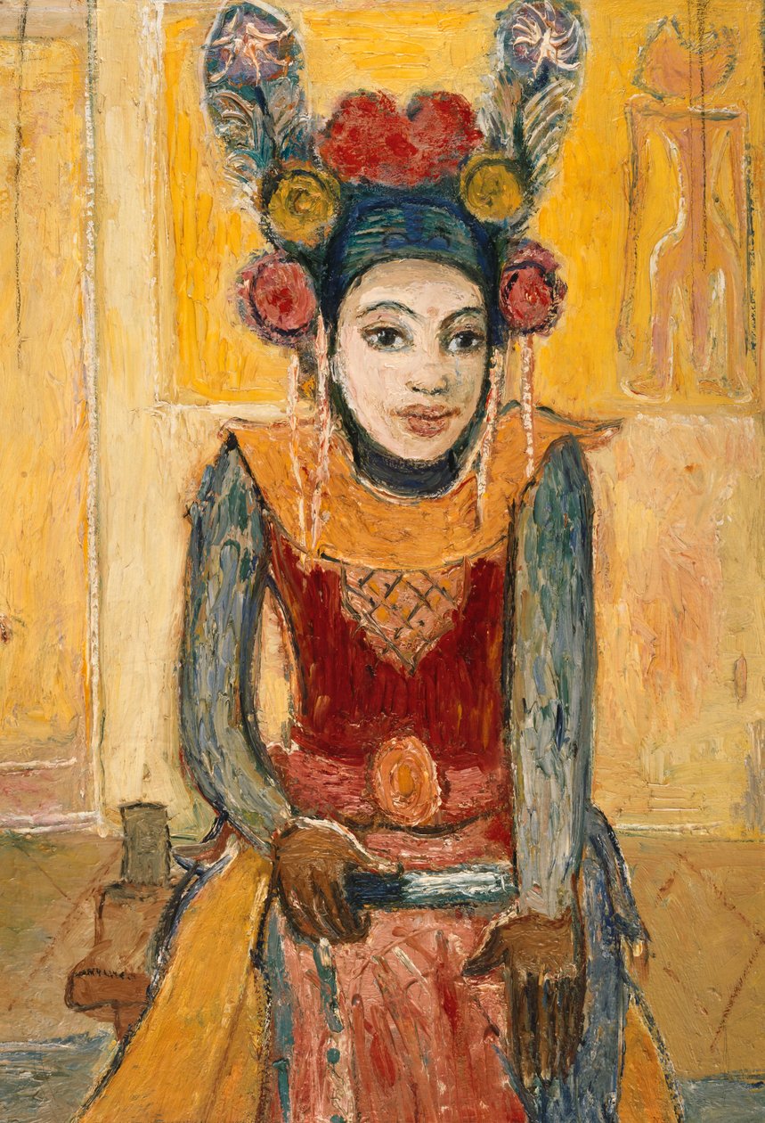 Balijski II. Tancerka Legong, ok. 1926 r. autorstwa Robert Genin