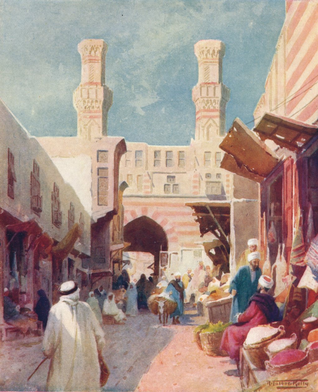 Bab-Zuweyla, ok. 1880, 1904 r. autorstwa Robert George Talbot Kelly