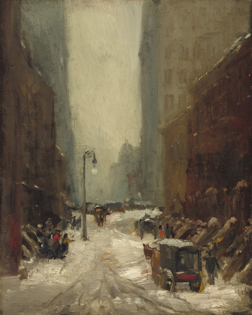 Śnieg w Nowym Jorku, 1902. autorstwa Robert Henri