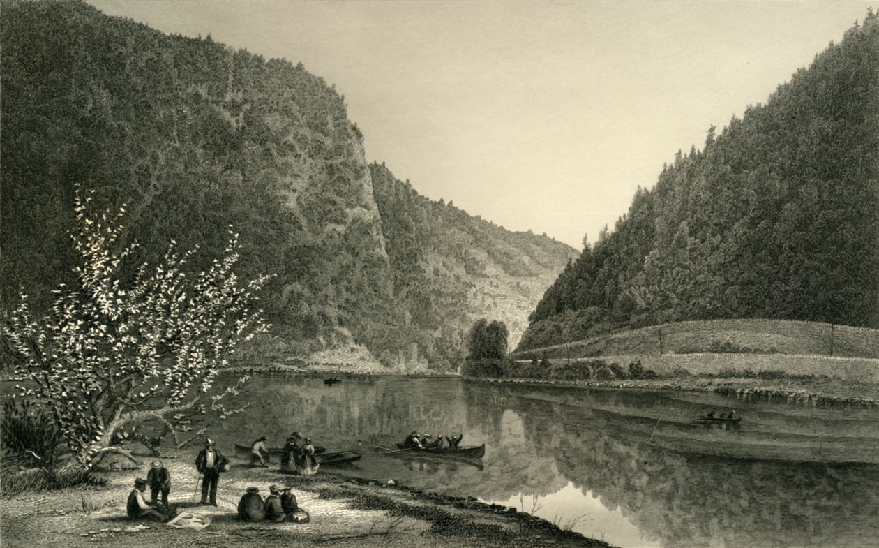 „Delaware Water Gap”, 1872. autorstwa Robert Hinshelwood