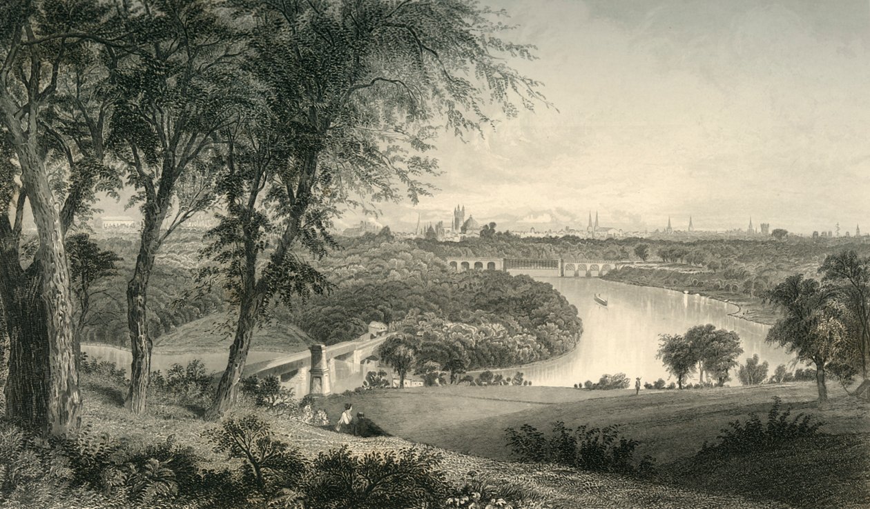 „Filadelfia z Belmont, West Park”, 1874. autorstwa Robert Hinshelwood