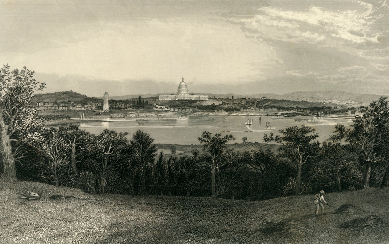 „Waszyngton z Arlington Heights”, 1874. autorstwa Robert Hinshelwood