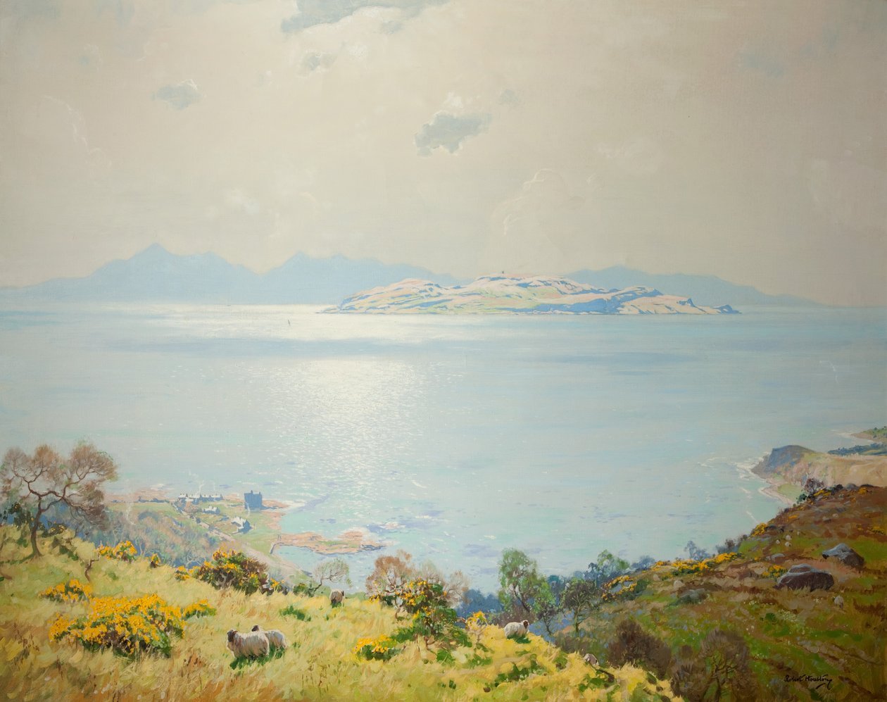 Brzegi rzeki Clyde, ok. 1933 r. autorstwa Robert Houston