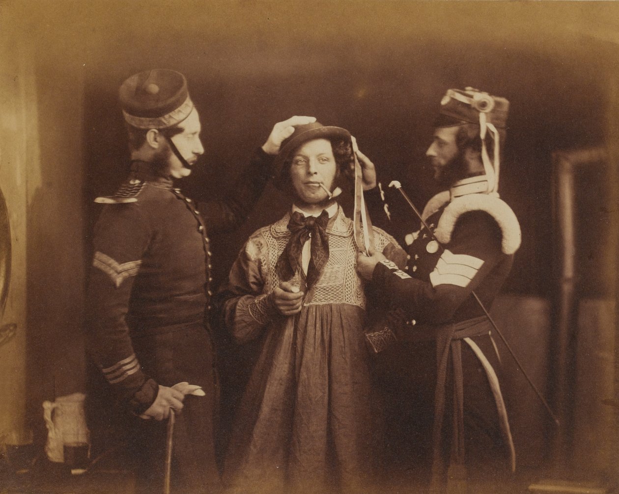 Rekrut, 1856 (zdjęcie w sepii) autorstwa Robert Howlett