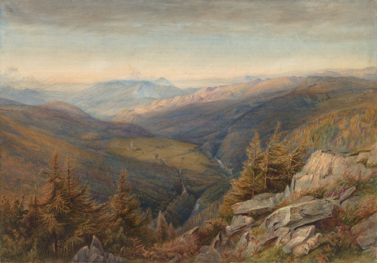 Widok na góry, 1863-67. autorstwa Robert J. Pattison