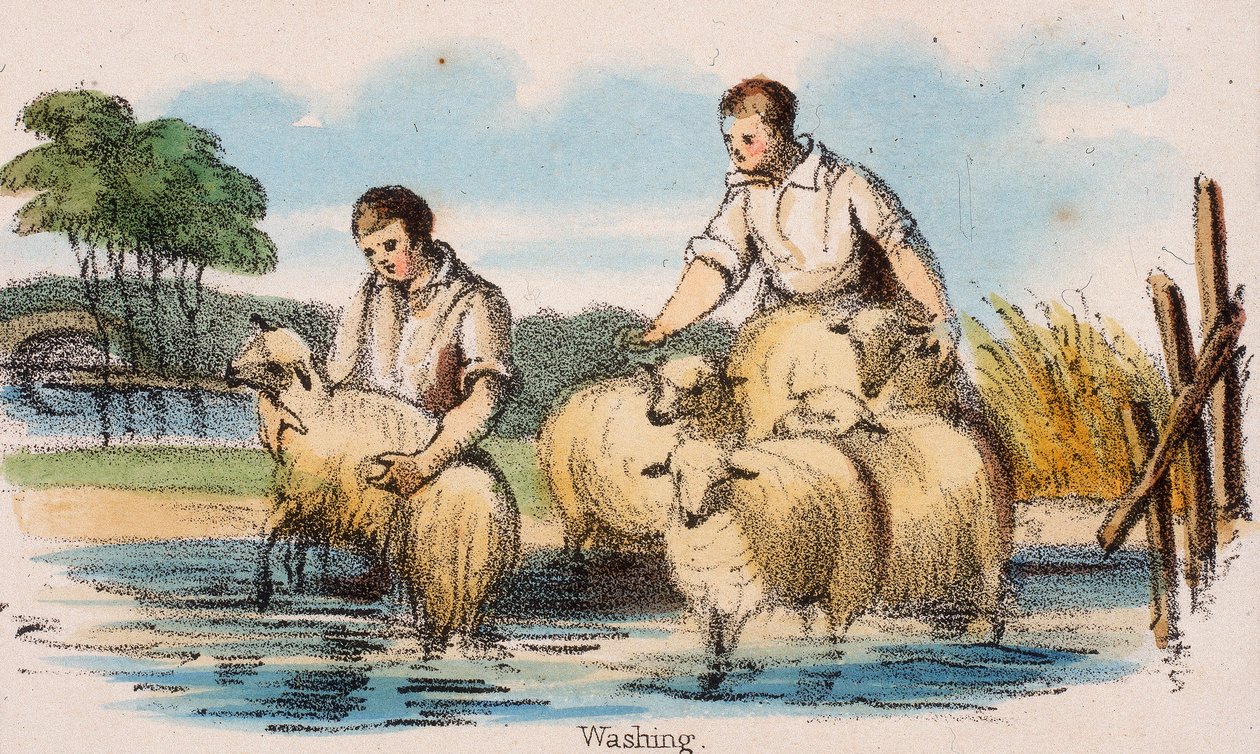 „Pranie”, ok. 1845 r. autorstwa Robert Kent Thomas