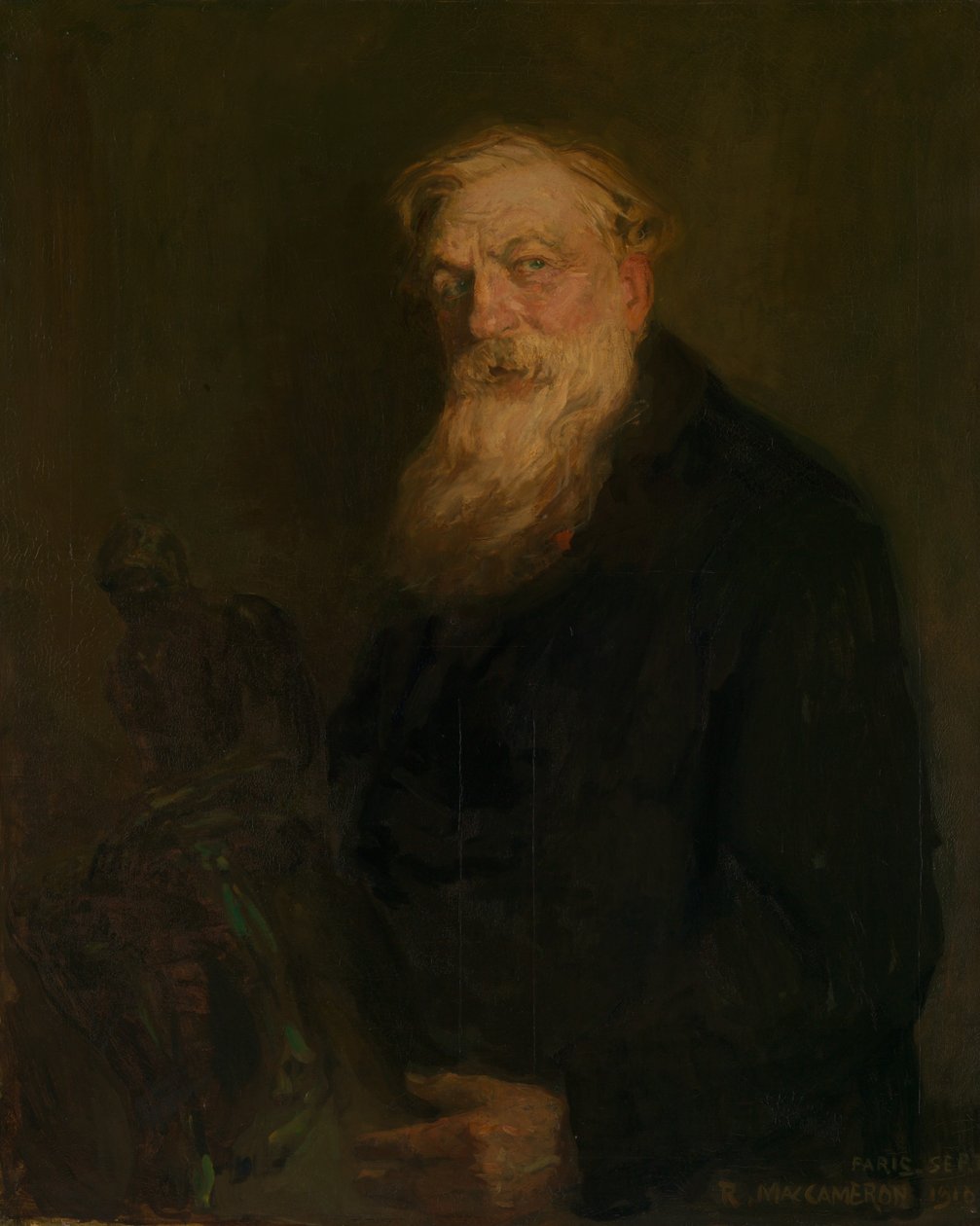 Auguste Rodin, 1910. autorstwa Robert MacCameron