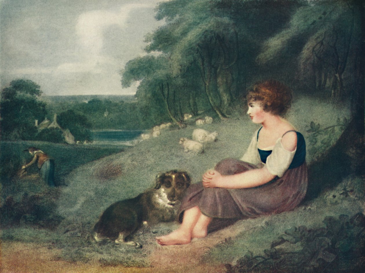 "Dziecko noża paproci", ok. 1800, 1925 r. autorstwa Robert Mitchell Meadows