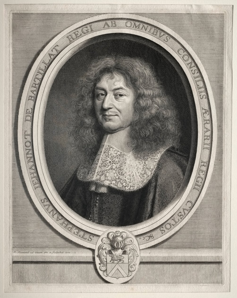 Etienne Jehannot de Bartillat, 1666. autorstwa Robert Nanteuil