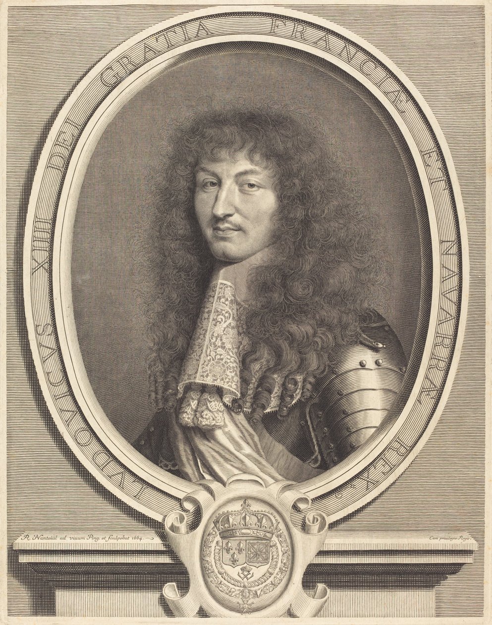 Ludwik XIV autorstwa Robert Nanteuil