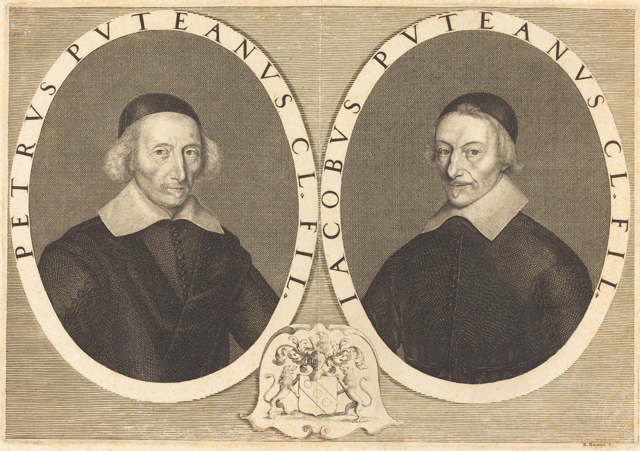 Pierre i Jacques Dupuy autorstwa Robert Nanteuil