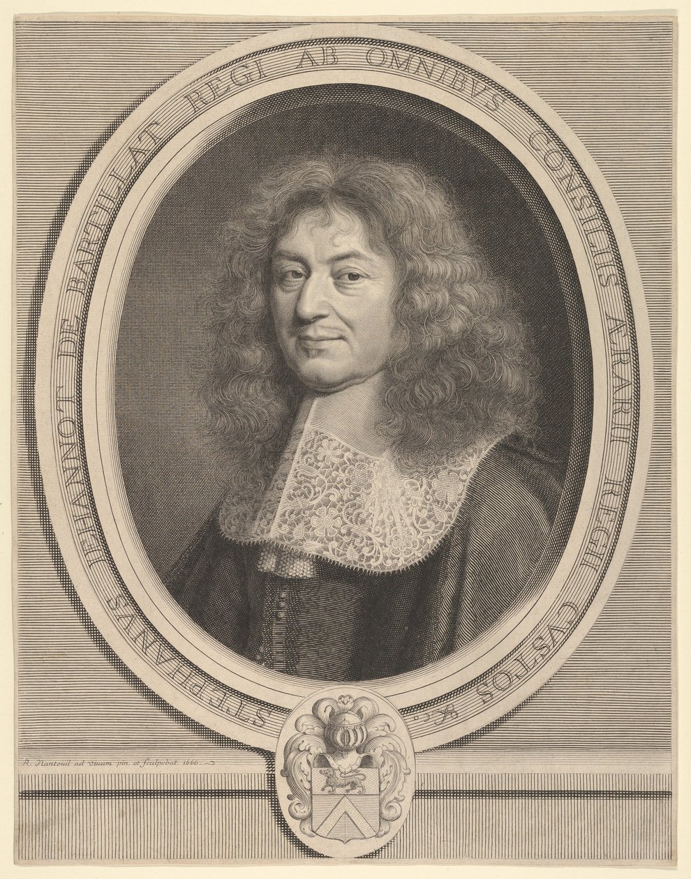 Etienne Jehannot de Bartillat, ca. 1666. autorstwa Robert Nanteuil