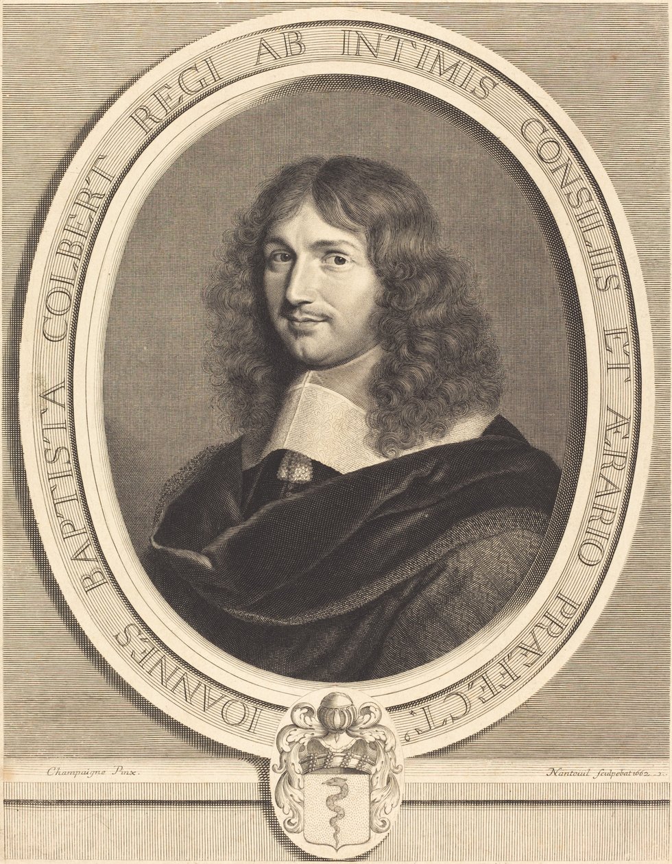 Jean-Baptiste Colbert autorstwa Robert Nanteuil after Philippe de Champaigne