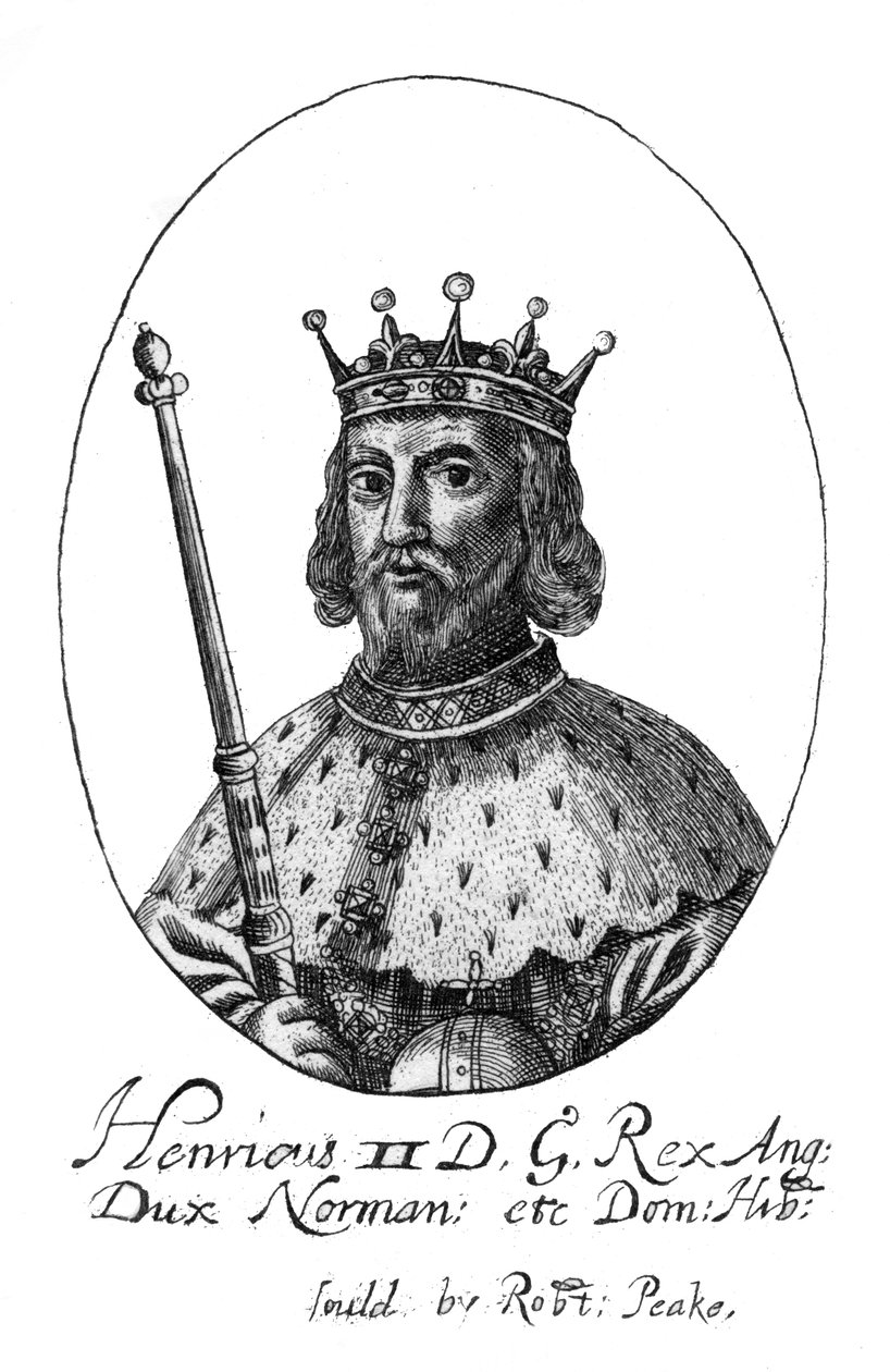 Henryk II, król Anglii. autorstwa Robert Peake