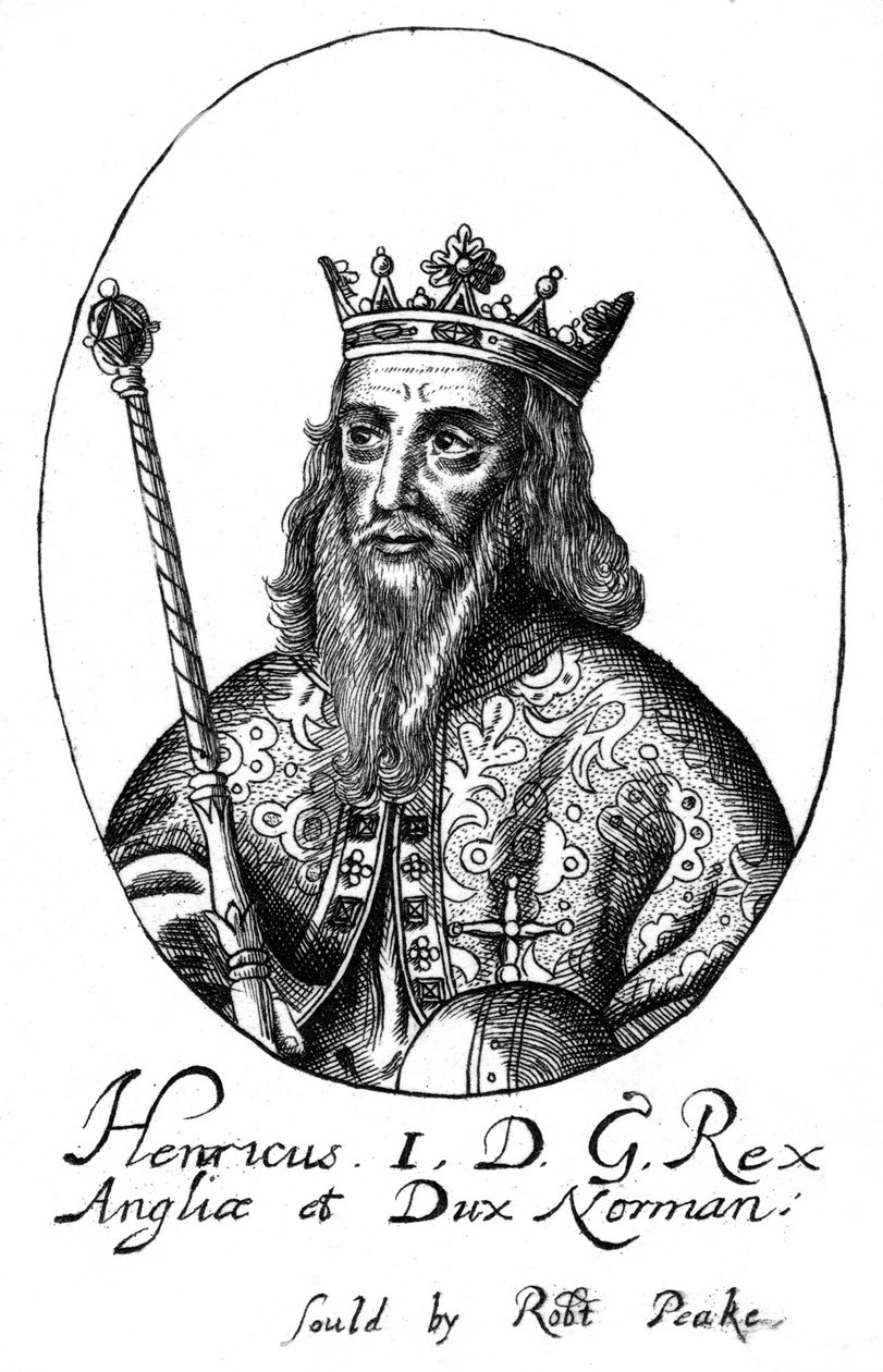 Henryk I, król Anglii. autorstwa Robert Peake