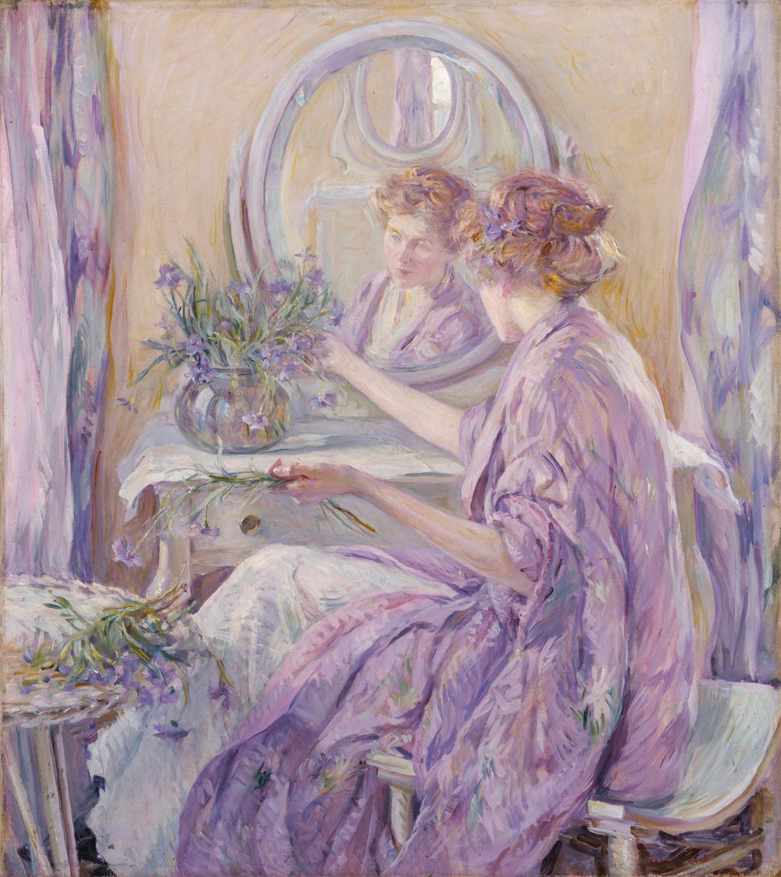 Fioletowe kimono, ca. 1910. autorstwa Robert Reid