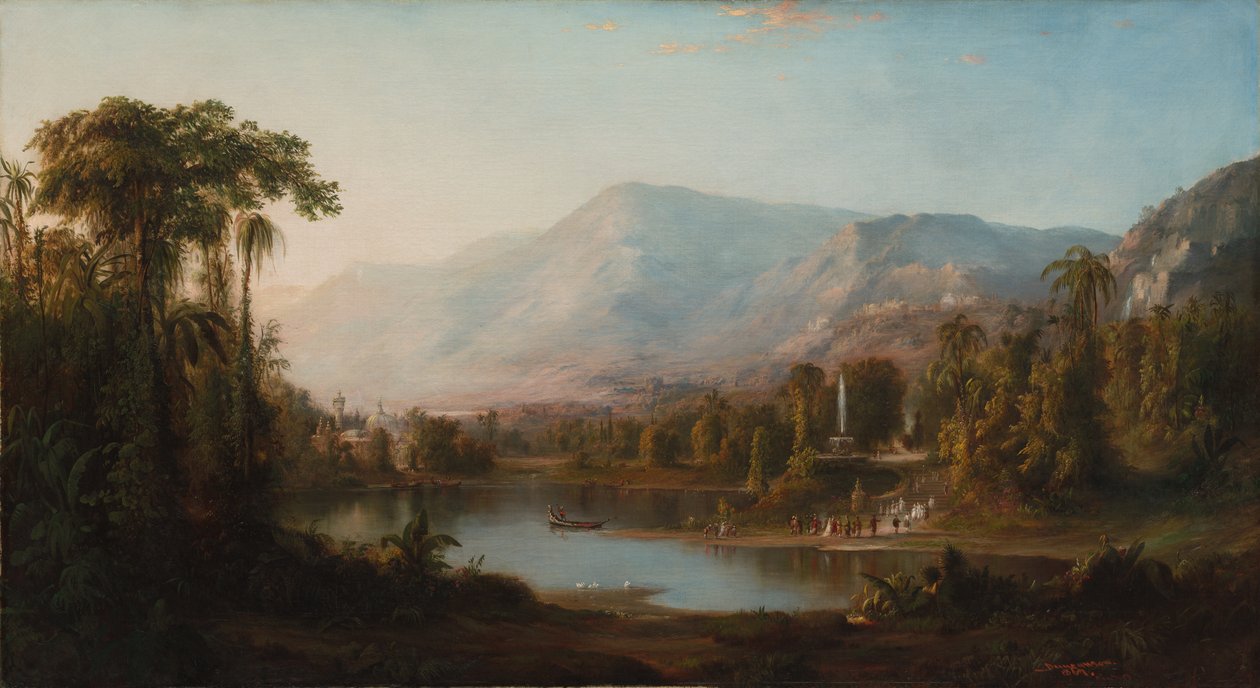 Dolina Kaszmiru, 1867. autorstwa Robert S. Duncanson